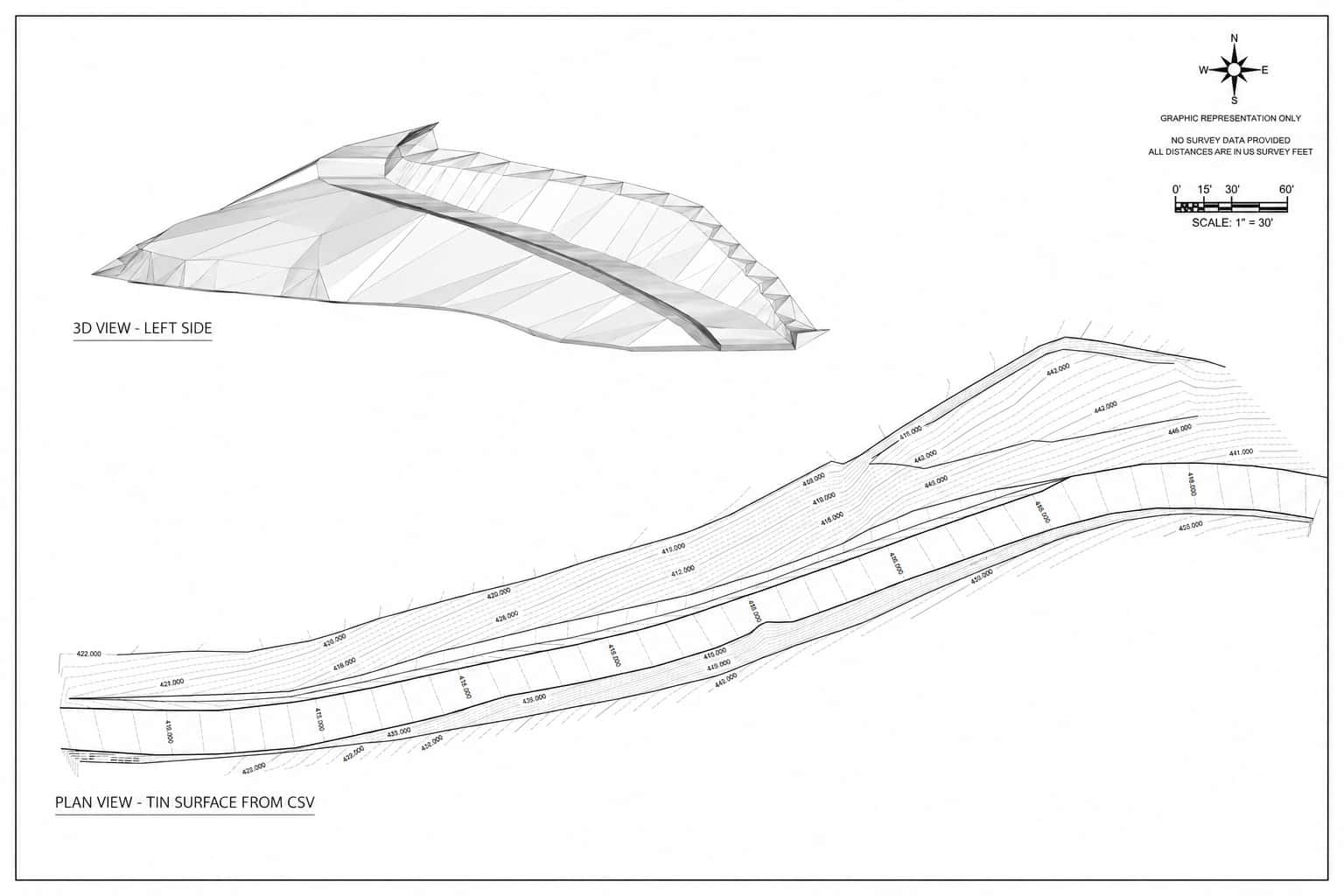 CSV to TIN Surfaces